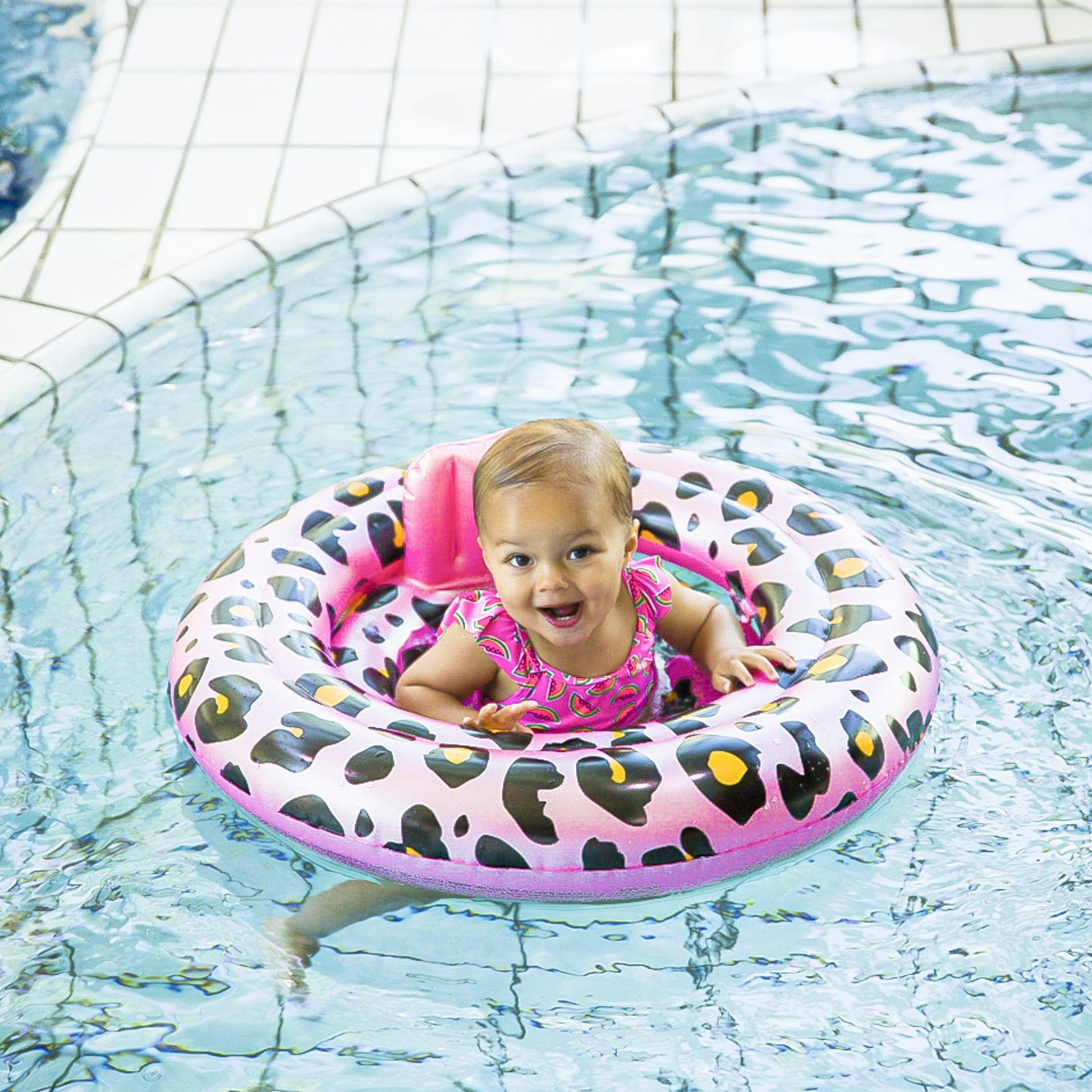 Swim Essentials Baby zwemband panterprint